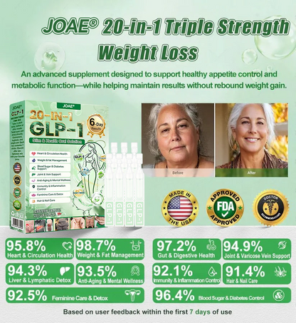 𝑶𝒇𝒇𝒊𝒄𝒊𝒂𝒍 𝑺𝒕𝒐𝒓𝒆 |🌈🌈 𝐉𝐎𝐀𝐄® 𝗚𝗟𝗣-𝟭 𝟐𝟎-𝐢𝐧-𝟏 𝐒𝐥𝐢𝐦 & 𝐇𝐞𝐚𝐥𝐭𝐡 𝐎𝐫𝐚𝐥 𝐒𝐨𝐥𝐮𝐭𝐢𝐨𝐧 (𝐉𝐮𝐬𝐭 𝐨𝐧𝐜𝐞 𝐚 𝐝𝐚𝐲, 𝐯𝐢𝐬𝐢𝐛𝐥𝐞 𝐜𝐡𝐚𝐧𝐠𝐞𝐬 𝐢𝐧 𝟕 𝐝𝐚𝐲𝐬） ✨𝐅𝐨𝐫 𝐨𝐛𝐞𝐬𝐢𝐭𝐲, 𝐜𝐚𝐫𝐝𝐢𝐨𝐯𝐚𝐬𝐜𝐮𝐥𝐚𝐫 𝐡𝐞𝐚𝐥𝐭𝐡, 𝐝𝐢𝐚𝐛𝐞𝐭𝐞𝐬, 𝐬𝐥𝐞𝐞𝐩 𝐚𝐩𝐧𝐞𝐚, 𝐆𝐮𝐭 𝐇𝐞𝐚𝐥𝐭𝐡, 𝐣𝐨𝐢𝐧𝐭 𝐢𝐬𝐬𝐮𝐞𝐬, 𝐚𝐧𝐝 𝐦𝐨𝐫𝐞